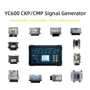 AM YC600 Six-channel Analog Crankshaft Camshaft CKP CMP SYNC Signal Simulator for Diesel Gas Engine with Waveform Edit Software