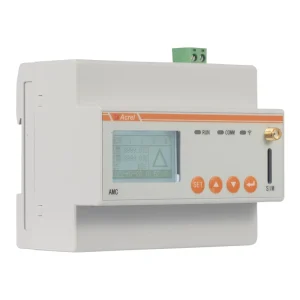 AMC200L-4E3 4 Channel Multi-circuit AC Electrical Power Measurement LCD Energy Kwh Din Rail Meter with RS485