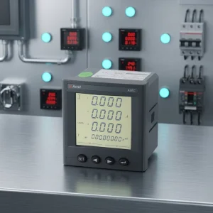 AMC96 E4 HKCSOE Panel Mount Three Phase Multi function Energy Meter Sequence of Events Modbus RTU DI DO Harmonic Monitor