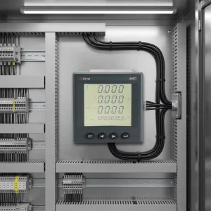 AMC96 E4 KC 96×96 Panel Mount Three Phase Multi functions Energy Meters Distribution Cabinet Modbus RTU Factory Automation