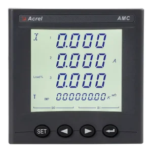 AMC96L E4 KC 3 Phase Multifunctional Panel Meter LCD Display 0.5 Accuracy Class DI DO 2 Year Warranty Substation Power