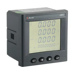 AMC96L-E4/KC Three Phase Panel Mounted Power Meter with RS485 Modbus for Automation Control Panel
