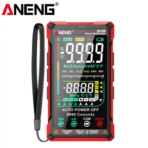 ANENG 622B Digital Smart Multimeter 10A Auto Range True RMS 9999 Professional Electrician Tool 4-Digit Display AC/DC 750V