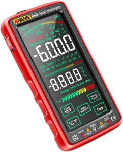 ANENG 683 6000 Counts Large Screen Digital Intelligent Burning Rechargeable Multimeter VA Reverse Display NCV Tester