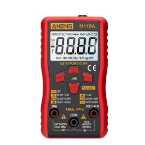 ANENG M118A 6000 Counts Digital Multimeter Auto Ranging Digital Multimeter High Accuracy Multi Tester for Electrician