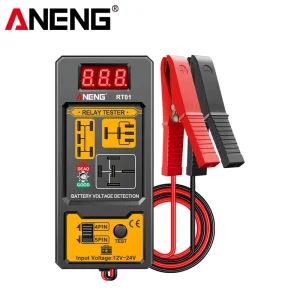ANENG RT01 Digital Relay Detector 11 25V Universal Vehicle Detection Tester with 4 5 Pins Battery Display Battery Testers