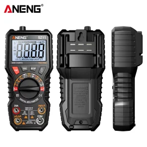 ANENG SZ11 6000 Counts 4 Digits Multimeter 1000V 20A Current Voltage Capacitance Temperature Neutral Live Wire Test Diode Low