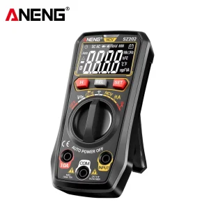 ANENG SZ202 Digital Multimeter Tester 4000 Counts Buzzer Alert AC/DC Voltage 10A Current Meter Resistance 4-Digit Display Low
