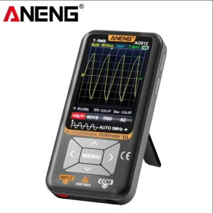 AOS12 Oscilloscope Digital 48MSa/s Sampling Rate 5MHz Multimeter Handheld High Precision Digital Oscilloscope Multimeter