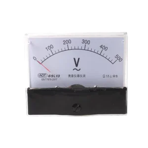 AOTAI 69L13 V Single Phase 500V AC Analog Amp Panel Meter High Quality Voltage Meter Class 0.5 Accuracy Maximum Demand