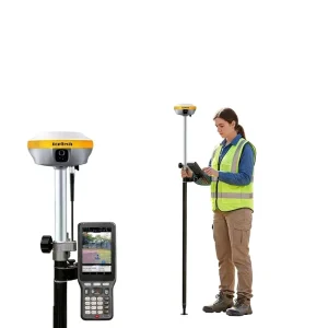 APEKS AP30 Laser RTK GNSS Receiver 1408Ch 120 IMU Dual Camera 30M Green Laser Survey Equipment Base/Rover IP68