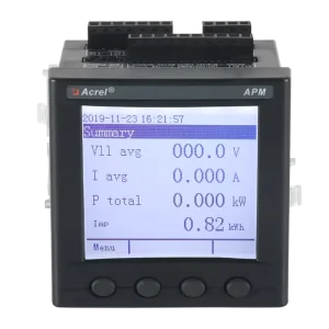 APM801 Class 0.2 8AI 4AO APM801 Three Phase Real-time Maximum Demand Panel Mounting Energy Meter for Advanced Using