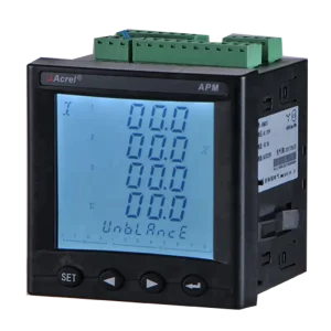 APM810 Three Phase Energy Meter LCD Display High Accuracy 0.5S According to IEC International Standards