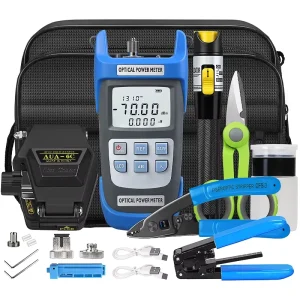 APT T02 FTTH Fiber Optic Tool Kit Visual Fault Locator Cleaver Optical Power Meter CE FCC RoHS ISO9001 Certified