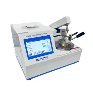 ASTM D92 Automatic Open Flash Point Tester 400C Oil Flash Point Measuring Apparatus High Precision Forced Air Cooling
