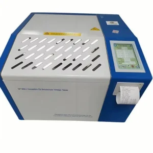 ASTM D924 Transformer Dielectric Oil BDV Tester 100kV Insulation Oil Dielectric Strength Tester