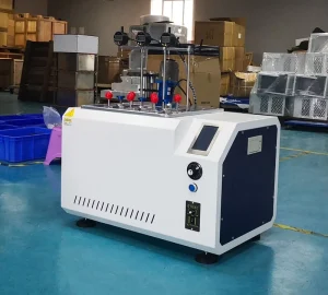 ASTM Vicat Softening Temperature HDT VICAT Tester 300C Range 0.5% Accuracy