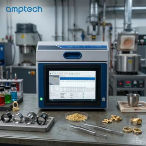 AT XF S6 Desktop XRF Jewelry Purity Analyzer for Gold Silver Platinum Precious Metal Composition Testing