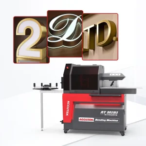 ATMINI Mini 3D Alphabet Letter Machine Neon Sign CNC Channel Letter Bending Machine for Corporate Letters