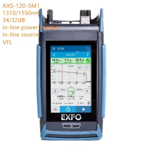 AXS 120 Mini OTDR 1310 1550nm Fiber Tester with VFL and Optical Power Meter