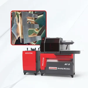 Accutek AT2 Unique Tech Stainless Steel Channel Letter Trimcap Channelium Bender Channel Letter Bending Machine for 3d Signs
