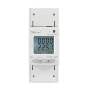 Acrel ADL200 Single Phase KWH Meter 0.5 Accuracy 10-80A RS485 MODBUS-RTU Low Voltage Watt Hour Meter for Distribution System