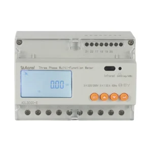 Acrel ADL3000-E Din Energy Meter Modbus AC Electric Meter 220V Reverse Power Meter Reading Voltage Monitoring Three Phase