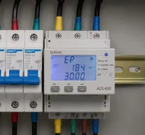 Acrel ADL400 Three Phase DIN Rail Energy Meter 3×230 400V 3×10(80)A RS485 Modbus RTU Multi Tariff Smart kWh Meter