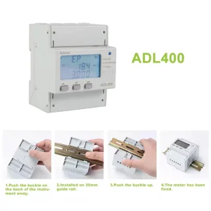 Acrel ADL400 Three Phase DIN Rail Energy Meter Multifunctional 3P Power Meter with Harmonic Monitoring RS485 Modbus