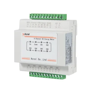 Acrel AMC16 DETT 6 Channel DC Power Meter RS485 Modbus RTU Communication 48V DC for Telecommunication Base Station Data Center