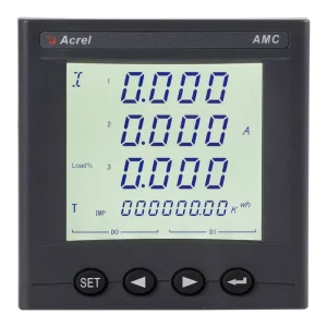 Acrel AMC96L E4 KC 0.5 Class High Accuracy Door Mounted 3 Phase 4 Wire LCD Digital Modbus RTU Energy Meter for Panel Maker
