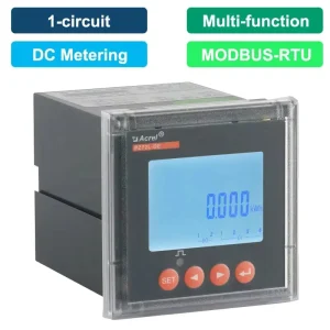 Acrel PZ72L DE Panel Mounting DC1000V LCD Display Bi directional Energy Multi function Energy Meter with RS485 Modbus RTU