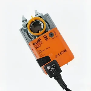 Actuated Damper Actuator 10Nm Torque AC 100 to 240V Wide Voltage On Off and 3 Point Control IP54 for HVAC Air Ventilation