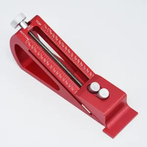 Adjustable Setup Block Height Gauge Aluminum Precision Woodworking Tools for Router and Table Saw Accessories
