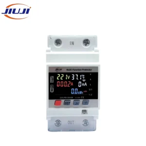 Adjustable Voltage Current Temperature and Leakage Protective Device With Kilowatt hour Meter