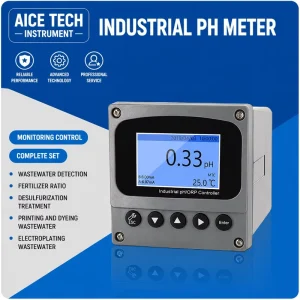 Aice Tech Water Quality Test Online pH ORP Controller pH ORP Meter Industrial Equipment Factory