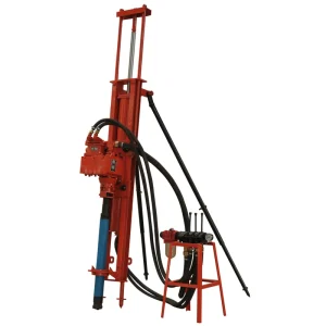 Air compressed Stone Drilling Machine With a Drilling Depth of 30m With an Air compressor Rig Drilling Machine