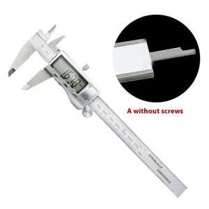 All-Metal Stainless Steel Digital Caliper Industrial Grade 0-150 mm Hand Tool
