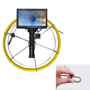 All in One Handheld Industrial Plumbing Pipe Inspect Endoscope Push Rod Camera Sewer Drain Camera