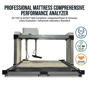 All in one Mattress Mechanical Performance Testing Machine Roller Durability Edge Load Soft Hardness Detector