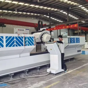 Aluminum Profile CNC Machining Center Drilling Milling Machine BT30 16 Tools