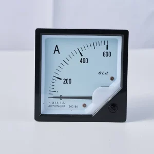 Analog Panel Meter 6L2 AC Current AMP Meter 50/5A 100/5A 300/5A 500/5A 80*80MM Size Class 0.5 Accuracy 3 Digits