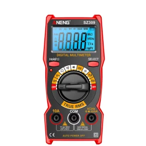 Aneng Sz309 Multimeter 1999 Count Professional High Precision Digital Multimetro Easy to Cary Small Size AC/DC Voltage Meter