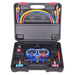 Auto Diagnostic Tools Refrigerant Meter Refrigeration Pressure Gauge Tool Leak Detector