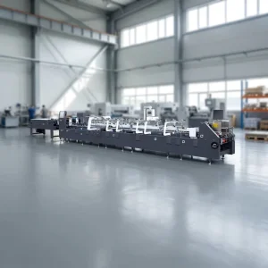 Auto High Speed 3 Point 780mm Crash Lock Bottom 46 Corner Folding Gluing Machine China Folder Gluer