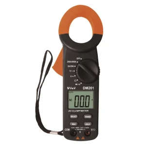 Auto Range Clamp Meter Multimeter AC Pinza Amperimetrica Data Hold Meter Voltage Resistance Current 600V 600A Pocket DM201
