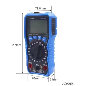 Auto Range Digital Clamp Meter Anti-Burn Multimeter for Electrician Home Industrial Repair AC/DC Tester