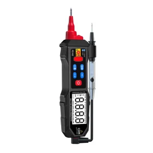Auto-Range Digital Multimeter, T-RMS, 6000 Counts, 600 V, 10 A, Resistance and Diode Testing
