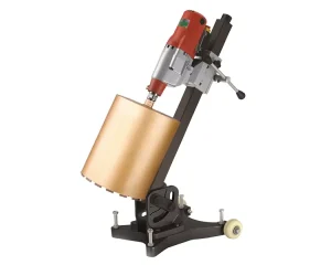 Automatic 44mm Carbide Sintered Diamond Core Drill Machine with 250mm Max Drilling Diameter 3/8 in Chuck Two Speeds for Marble