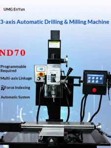 Automatic CNC 3 Axis Linkage Drilling Milling Machine Precision Bench Function Multifunctional Electronic Control